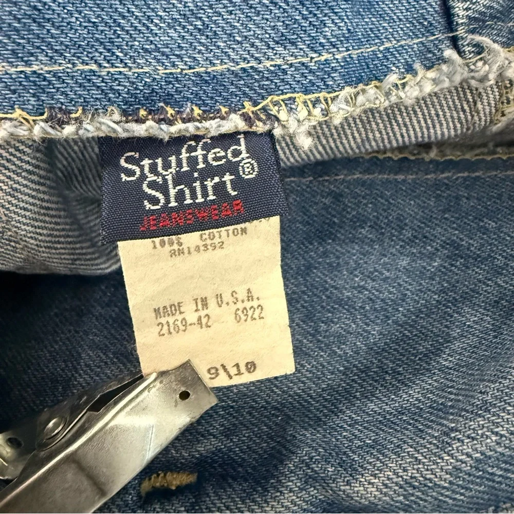 Vintage Classic Blue Denim Pencil Skirt